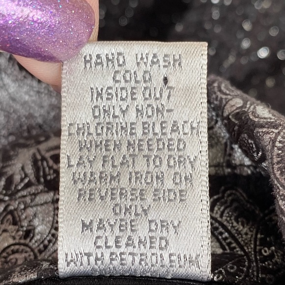 Chicos Jacket Black & Silver Design - Picture 15 of 16